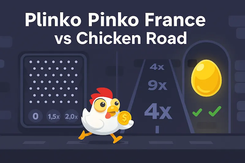 Plinko Pinko France et Chicken Road comparaison